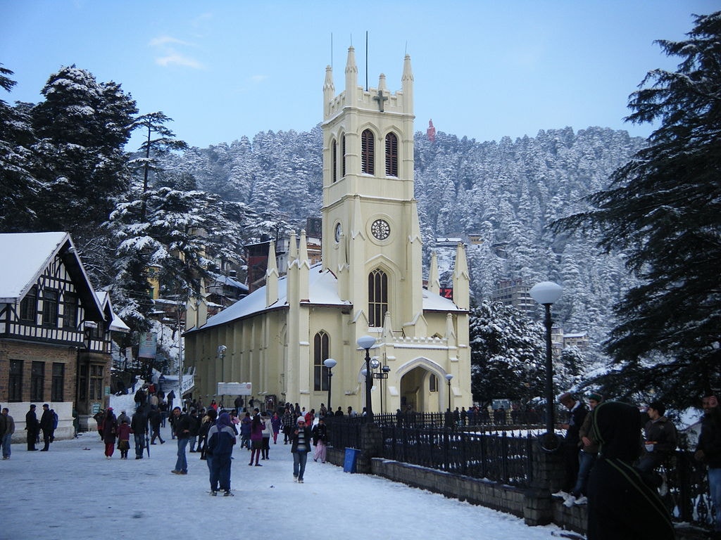 British buildings in Shimla