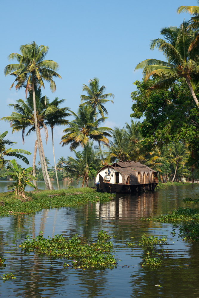 Houseboat On Kerala Backwaters Kerala India