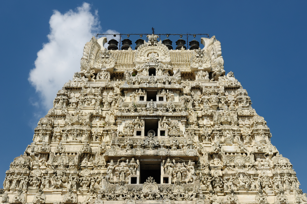 Kamakshiamman Temple In Kanchipuram Bouilt In The 